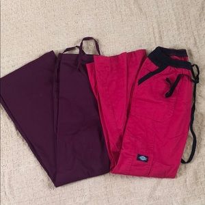 2 XS Scrub Pants
